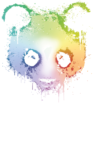 Logo Panda Print Enseignes