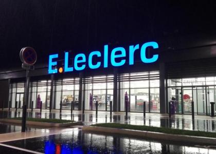 Enseigne lumineuse E.LECLERC Valenciennes