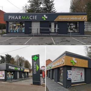 Enseigne lumineuse Pharmacie Vanhems